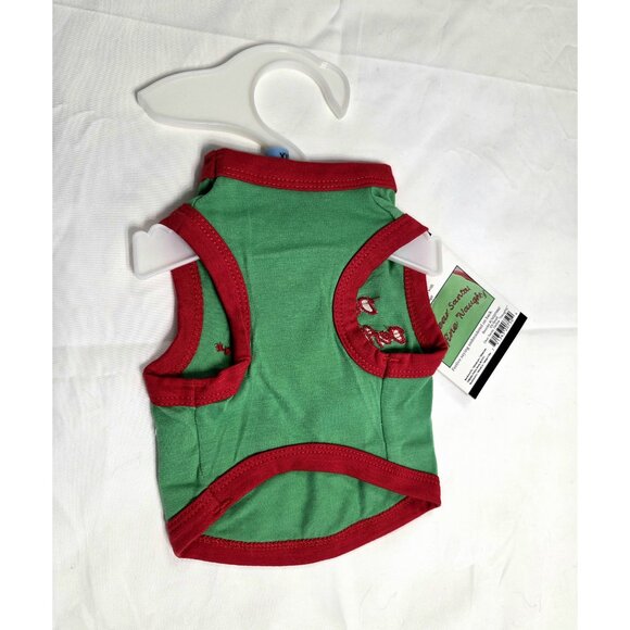 Zack & Zoey Dog Sweater Pullover XXS Dear Santa Define Naughty NWT - Picture 2 of 8